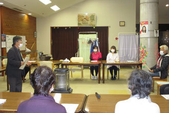 福寿荘デイサービス 5回シリーズで「男の介護教室」を開き、地域に住まわれている方が参加されました。