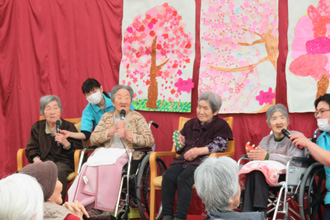 特別養護老人ホーム 福寿荘 のど自慢大会をしました